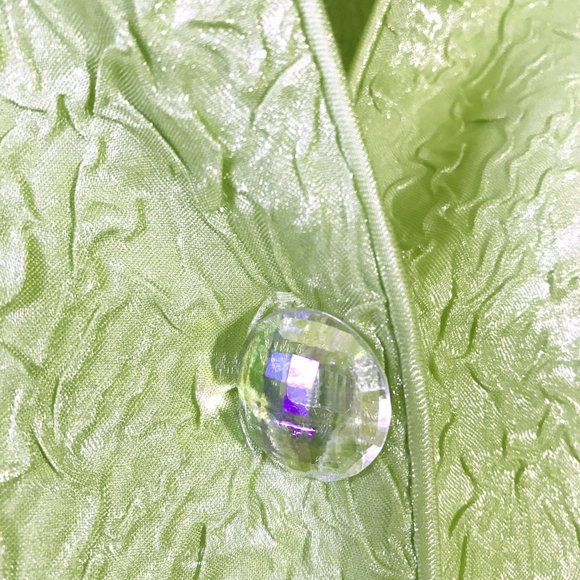 R&K WOMAN 30 Mint Green Textured Dress Jacket - Picture 3 of 6